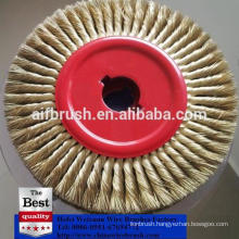 12 inch Brass wire Twisted wire joint brush for use the concrete